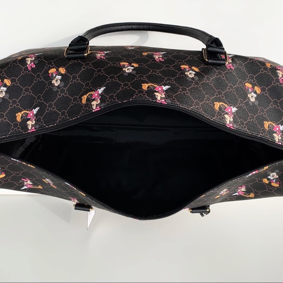 Disney Mickie & Minnie Travel Bag / Weekender - Picture 4 of 12